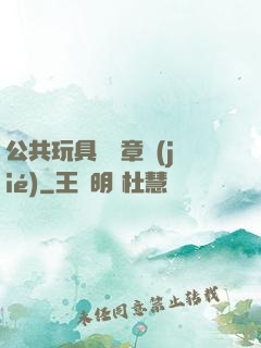 公共玩具閱讀章節(jié)
